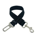 Safe travel dog belt with extendable car rope.