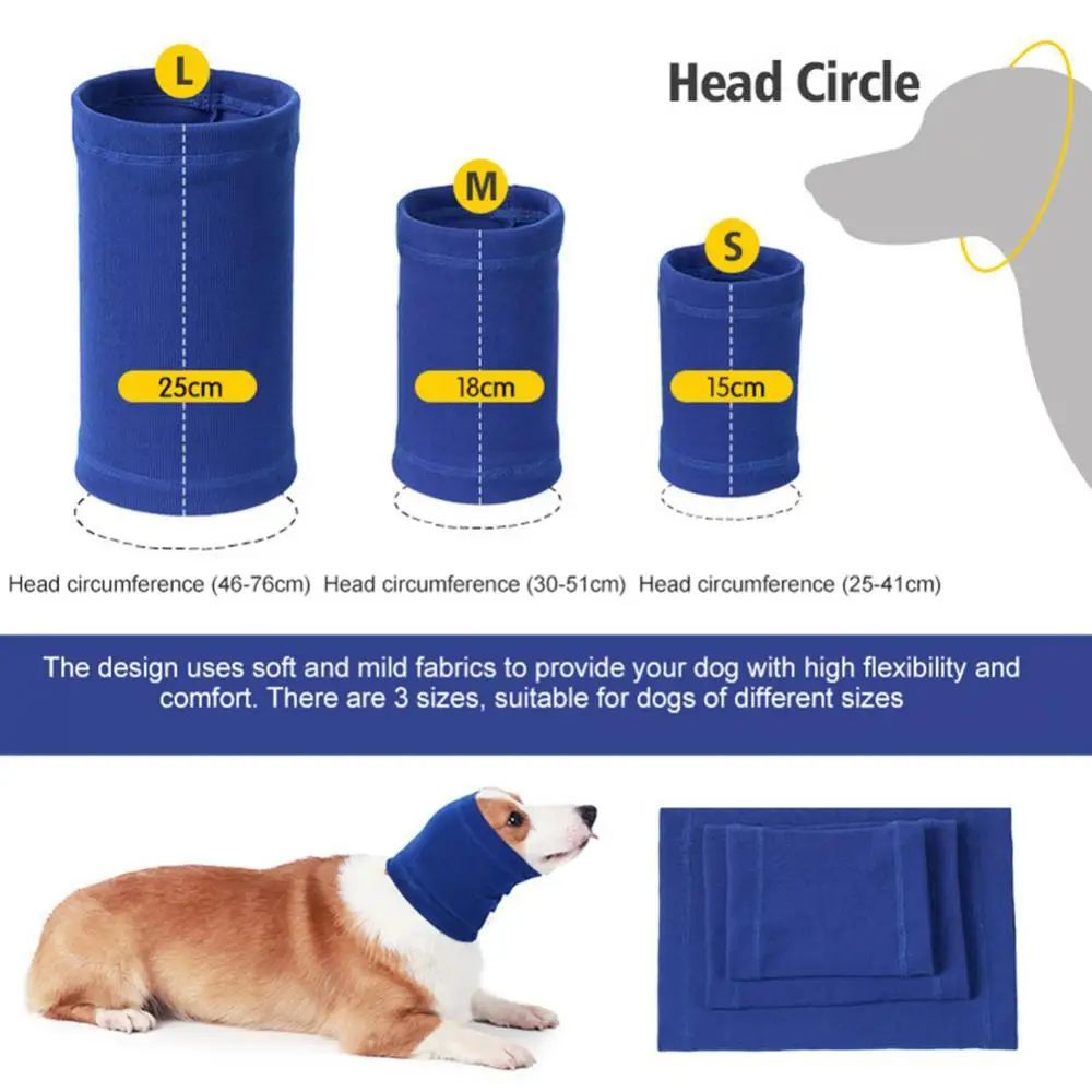 Comfortable Dog Earmuffs – Quiet Baths, Happy and Calm Pets