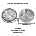 Healthy slow feeding dog bowl stainless steel non slip